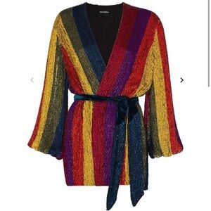 Retrofete Multi-Striped Gabrielle Dress